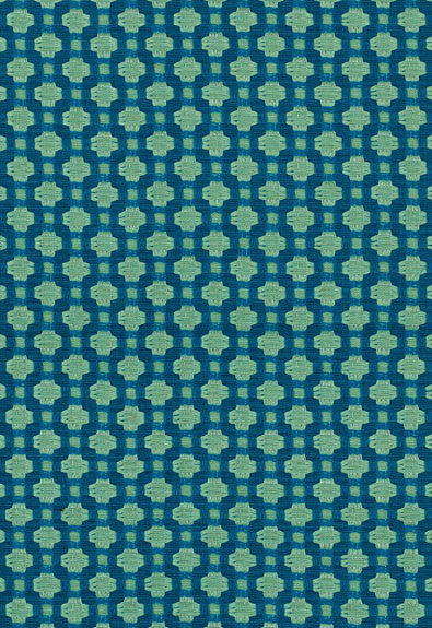 FSchumacher Fabric 62613 Betwixt Peacock, Seaglass