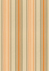 FSchumacher Fabric 62961 Saratoga Cotton Stripe Beige, Mocha, Pumpkin