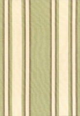 FSchumacher Fabric 62983 Seneca Cotton Stripe Green Tea, Mocha