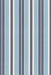 FSchumacher Fabric 62993 Beacon Cotton Stripe Chambray, Indigo, Ivory