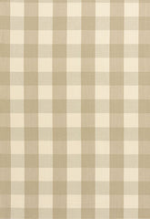 FSchumacher Fabric 63031 Camden Cotton Check Beige