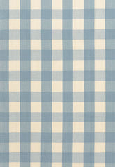 FSchumacher Fabric 63038 Camden Cotton Check Chambray