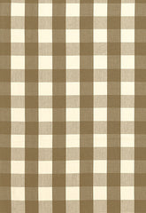 FSchumacher Fabric 63040 Camden Cotton Check Mocha