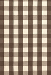 FSchumacher Fabric 63041 Camden Cotton Check Java
