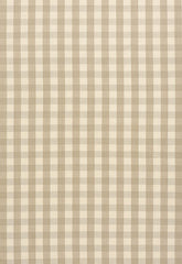 FSchumacher Fabric 63051 Elton Cotton Check Beige