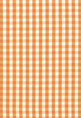 FSchumacher Fabric 63053 Elton Cotton Check Pumpkin