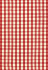 FSchumacher Fabric 63054 Elton Cotton Check Red