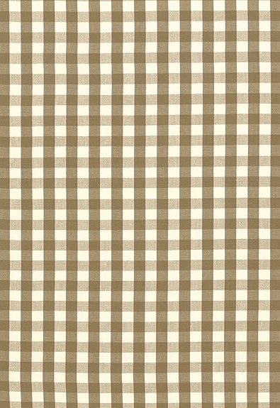 FSchumacher Fabric 63060 Elton Cotton Check Mocha