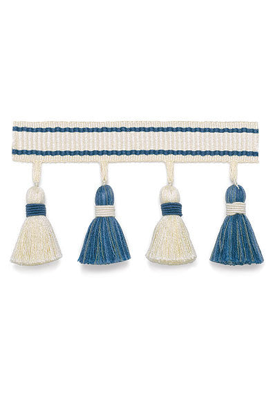 FSchumacher Fabric Trim 63080 Merida Tassel Fringe Marine