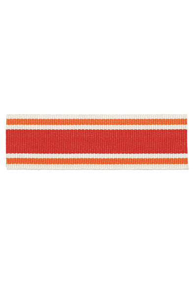 FSchumacher Fabric Trim 63132 Cabana Braid Coral