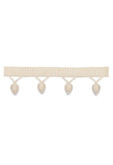 FSchumacher Fabric Trim 63140 Delray Bobble Fringe Vanilla