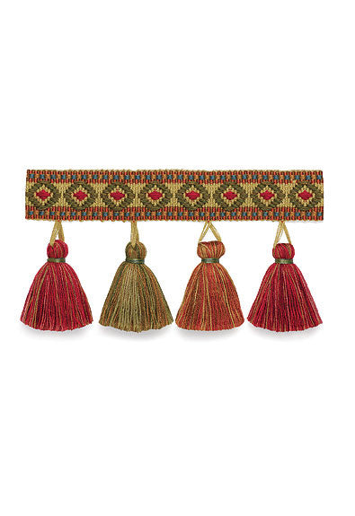 FSchumacher Fabric Trim 63150 Pembury Tassel Fringe Rosewood