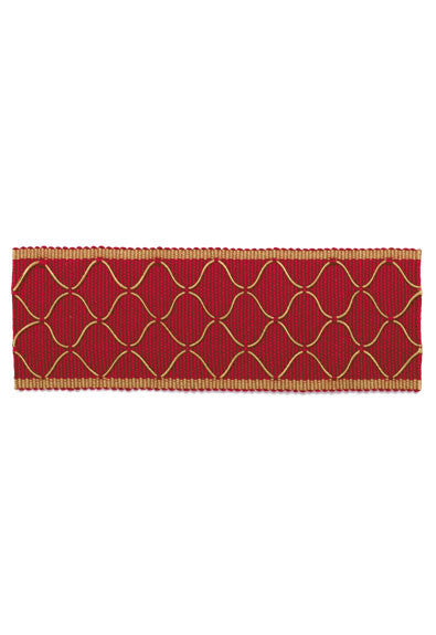 FSchumacher Fabric Trim 63171 Kent Braid Currant