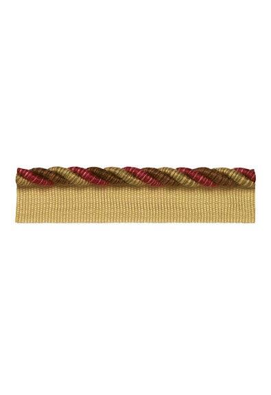 FSchumacher Fabric Trim 63180 Farleigh Lipcord Rosewood