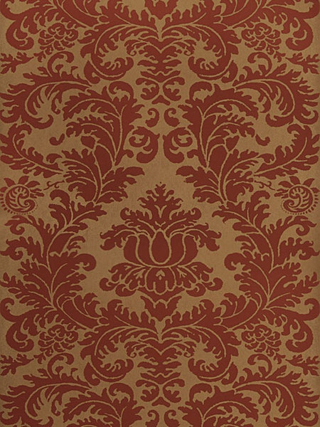 Stroheim Wallpaper 6319201 Beeton Nonwoven Brick Red