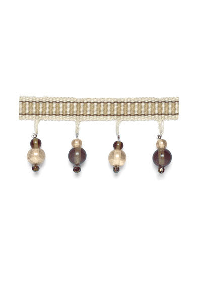 FSchumacher Fabric Trim 63272 Kensley Beaded Fringe Moonstone