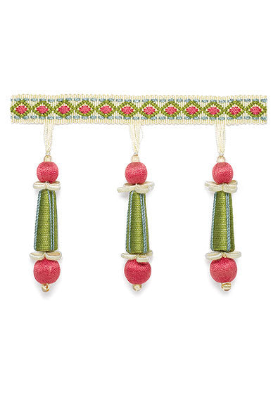 FSchumacher Fabric Trim 63281 Addington Molded Tassel Fringe Bloom