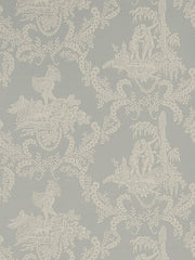 Stroheim Wallpaper 6332403 Hamlet's Toile Silver Sage
