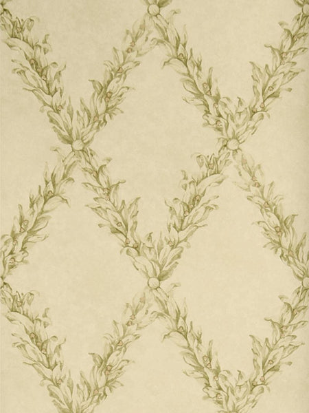 Stroheim Wallpaper 6332802 Beauclaire Trellis Olive