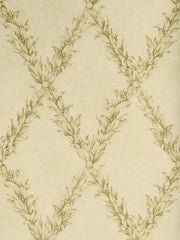 Stroheim Wallpaper 6332802 Beauclaire Trellis Olive