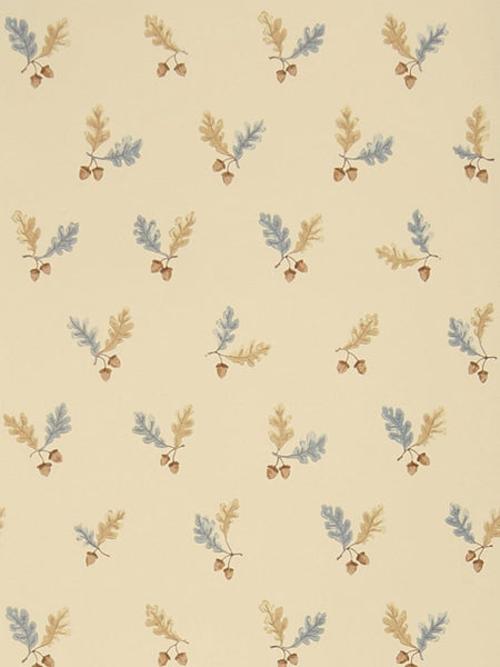 Stroheim Wallpaper 6333401 Oak & Acorn Blue