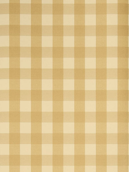 Stroheim Wallpaper 6334006 Biron Check Soft Gold