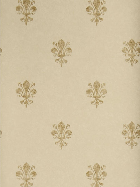 Stroheim Wallpaper 6334801 Fleur De Lys Coffee