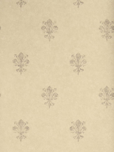 Stroheim Wallpaper 6334804 Fleur De Lys Plum