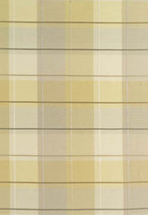 FSchumacher Fabric 63360 Coin Silk Plaid Alabaster