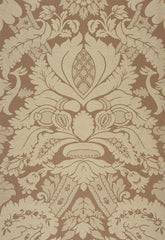 FSchumacher Fabric 63592 Fitzroy Linen Damask Camel