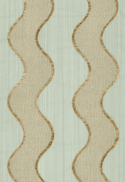 FSchumacher Fabric 63702 Wavelength Aqua
