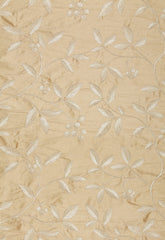 FSchumacher Fabric 64331 Adelaide Embroidery Blonde