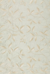 FSchumacher Fabric 64332 Adelaide Embroidery Ciel