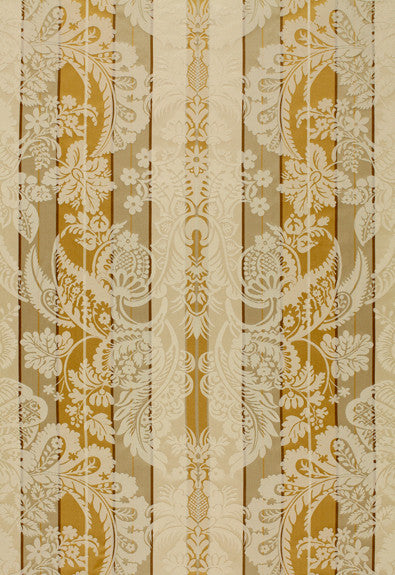 FSchumacher Fabric 64390 Savannah Imberline Damask Bronze