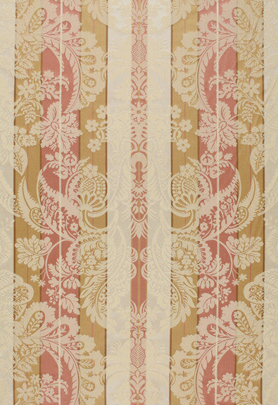 FSchumacher Fabric 64392 Savannah Imberline Damask Rose Quartz