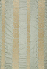 FSchumacher Fabric 64432 Mandarin Silk Stripe Ocean Mist