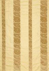 FSchumacher Fabric 64434 Mandarin Silk Stripe Gold Dust