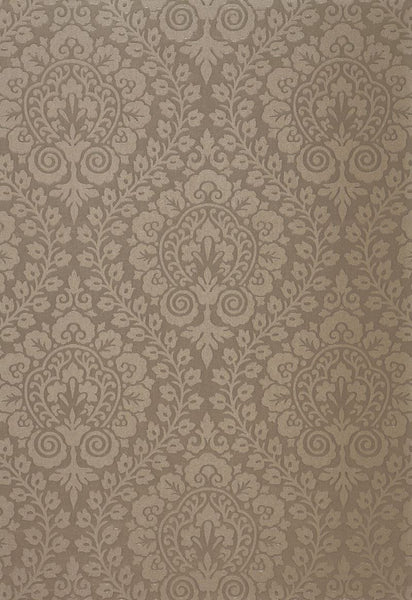 FSchumacher Fabric 64692 Amalfi Damask Smoke