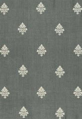 FSchumacher Fabric 64721 Lorenzo Embroidery Midnight