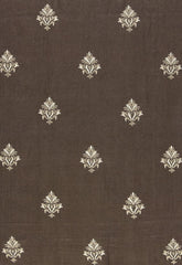 FSchumacher Fabric 64722 Lorenzo Embroidery Coffee Bean