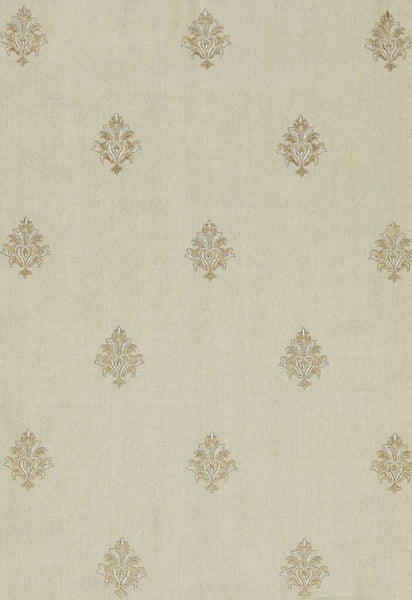 FSchumacher Fabric 64723 Lorenzo Embroidery Natural