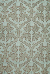 FSchumacher Fabric 64740 Ravenna Embroidery Mineral