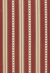 FSchumacher Fabric 64752 Francesca Stripe Rouge