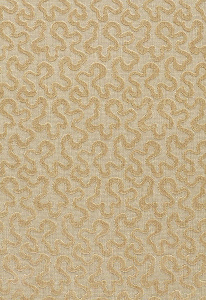 FSchumacher Fabric 64764 Vermicelli Velvet Camel