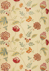 FSchumacher Fabric 64842 Palampore Embroidery Biscuit