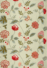 FSchumacher Fabric 64843 Palampore Embroidery Celadon
