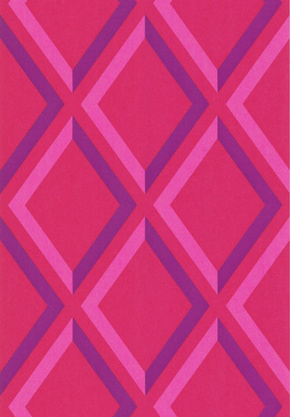 Cole & Son Wallpaper 66/3023.CS Pompeian Red/Mau