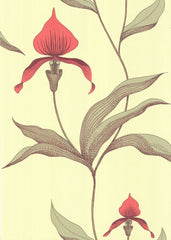 Cole & Son Wallpaper 66/4033.CS Orchid Lime/Or