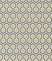 Cole & Son Wallpaper 66/8056.CS Hicks' Hexagon Black/G