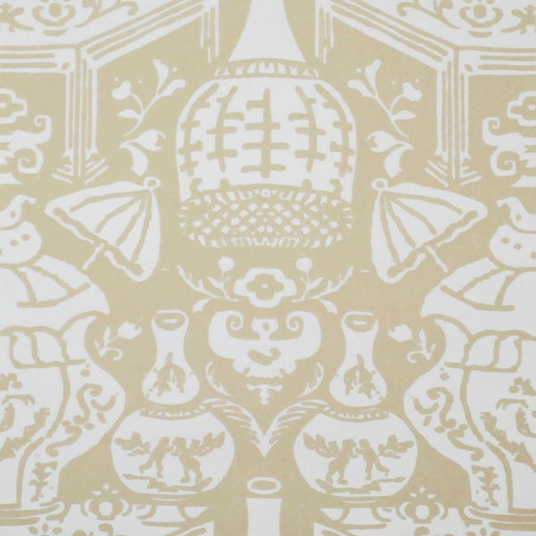 Clarence House Wallpaper 6801-11 The Vase Beige